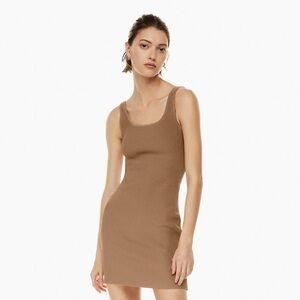 NWT ARITZIA BABATON SCULPT KNIT SQUARENECK DRESS SIZE SMALL